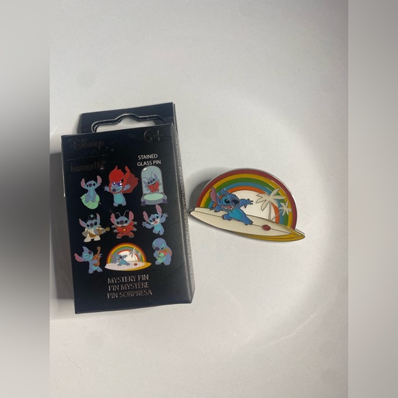 Disney Loungefly Lilo & Stitch Surfing Stitch Mystery Pin – With Box - Picture 2 of 9